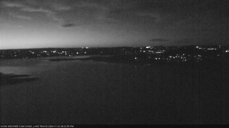 Lake Travis webcam, November 22, 2024 6:25 PM CT