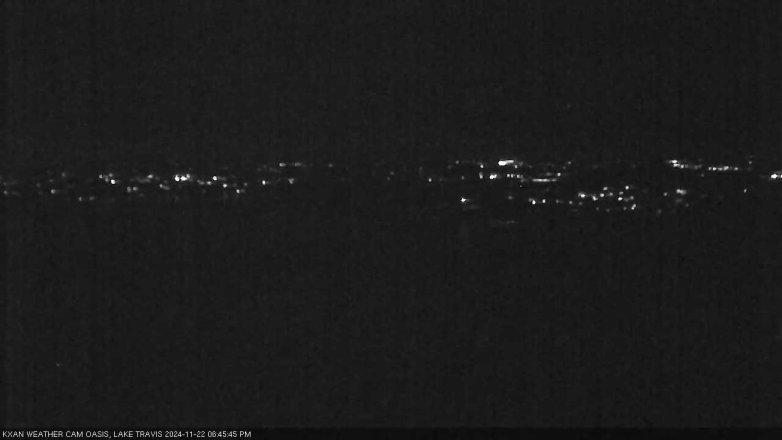 Lake Travis webcam, November 22, 2024 6:45 PM CT