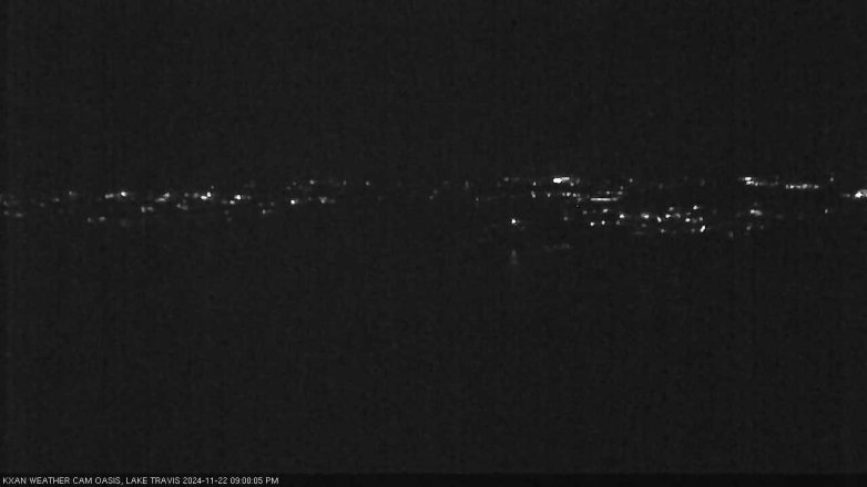 Lake Travis webcam, November 22, 2024 9:00 PM CT