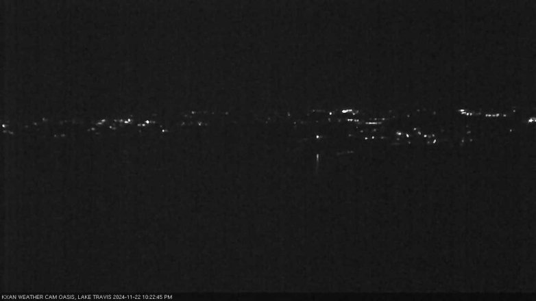 Lake Travis webcam, November 22, 2024 10:25 PM CT