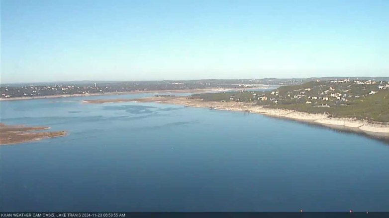 Lake Travis webcam, November 23, 2024 9:00 AM CT