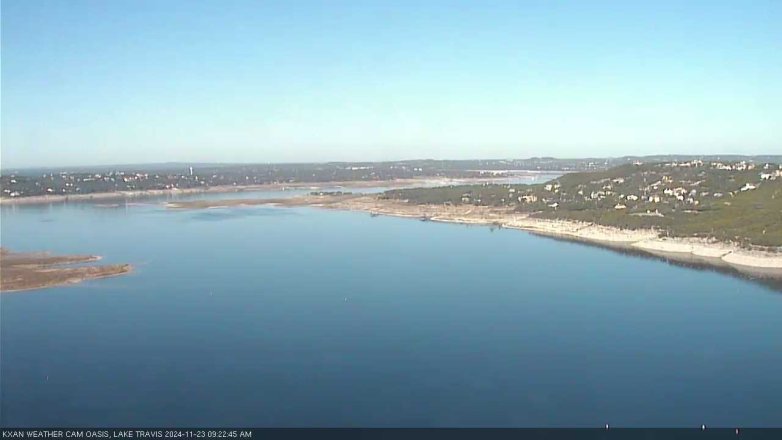 Lake Travis webcam, November 23, 2024 9:25 AM CT
