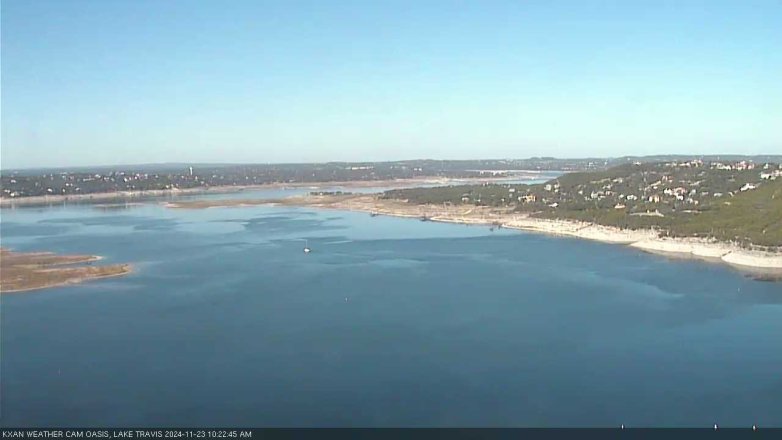 Lake Travis webcam, November 23, 2024 10:25 AM CT