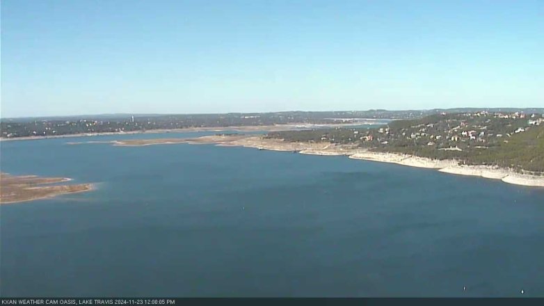 Lake Travis webcam, November 23, 2024 12:00 PM CT