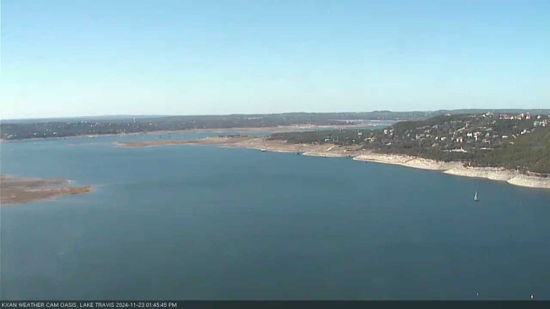 Lake Travis webcam, November 23, 2024 1:45 PM CT