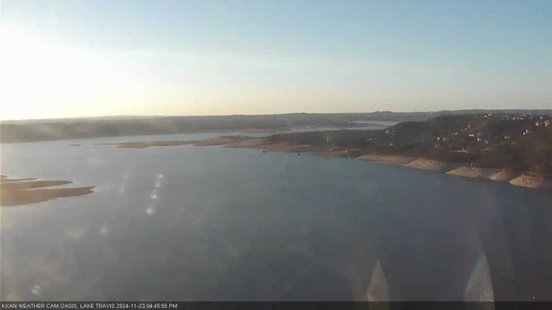 Lake Travis webcam, November 23, 2024 4:45 PM CT