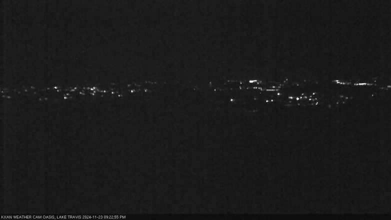 Lake Travis webcam, November 23, 2024 9:25 PM CT
