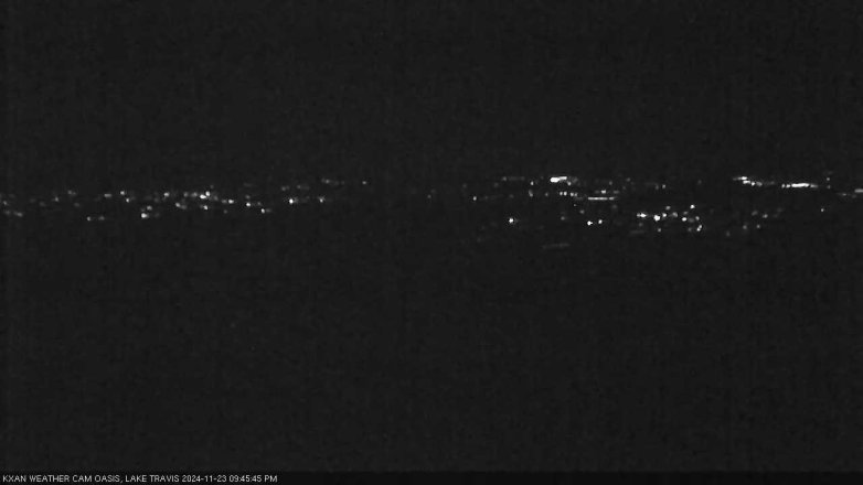 Lake Travis webcam, November 23, 2024 9:45 PM CT