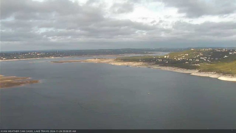 Lake Travis webcam, November 24, 2024 9:00 AM CT