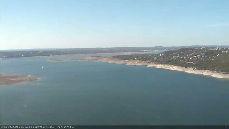 Lake Travis webcam, November 24, 2024 1:45 PM CT