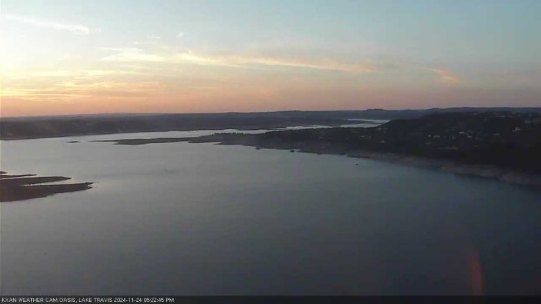 Lake Travis webcam, November 24, 2024 5:25 PM CT