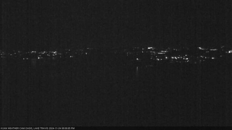 Lake Travis webcam, November 24, 2024 8:00 PM CT