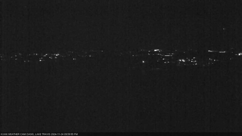 Lake Travis webcam, November 24, 2024 10:00 PM CT
