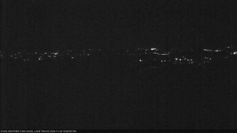 Lake Travis webcam, November 24, 2024 10:45 PM CT