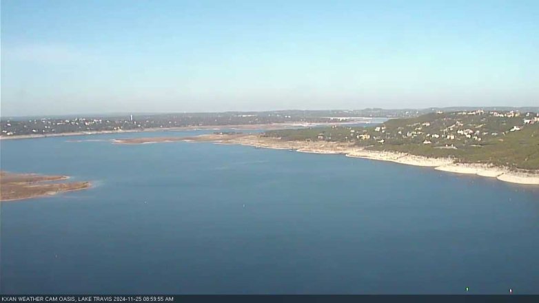 Lake Travis webcam, November 25, 2024 9:00 AM CT
