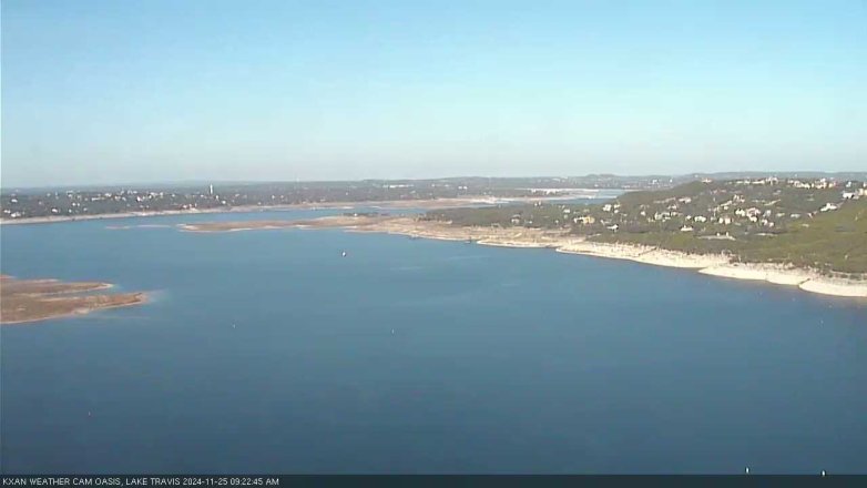 Lake Travis webcam, November 25, 2024 9:25 AM CT