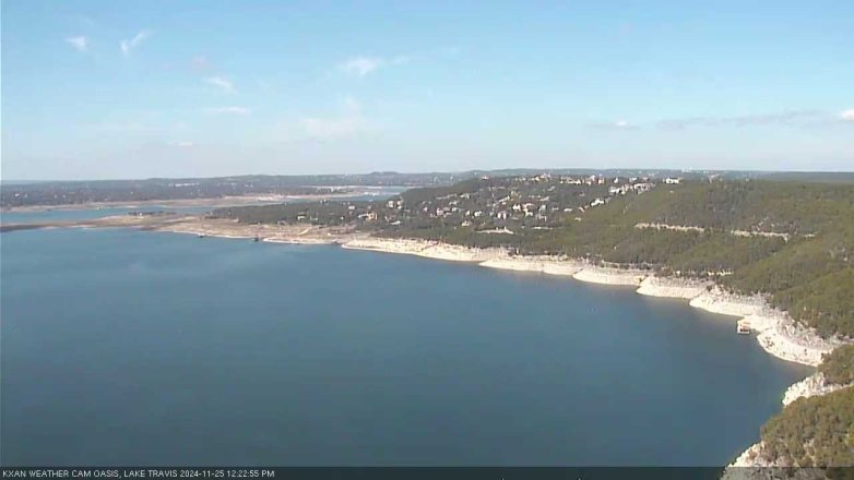 Lake Travis webcam, November 25, 2024 12:25 PM CT