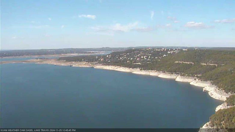 Lake Travis webcam, November 25, 2024 12:45 PM CT