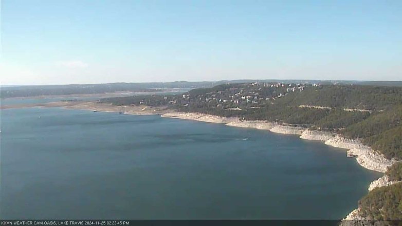 Lake Travis webcam, November 25, 2024 2:25 PM CT