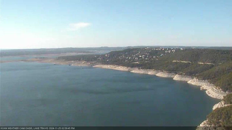 Lake Travis webcam, November 25, 2024 3:00 PM CT