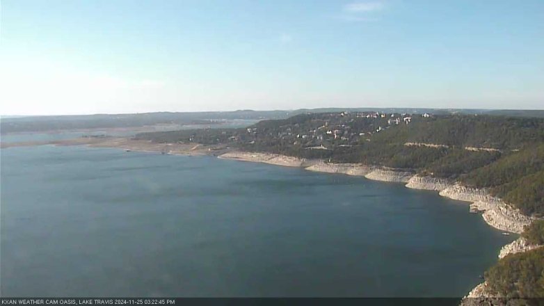Lake Travis webcam, November 25, 2024 3:25 PM CT