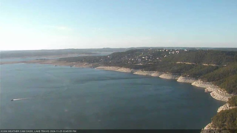 Lake Travis webcam, November 25, 2024 3:45 PM CT