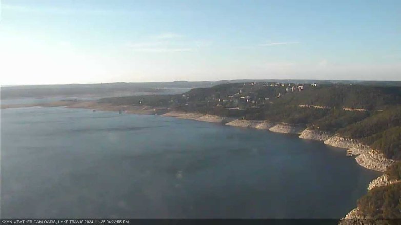 Lake Travis webcam, November 25, 2024 4:25 PM CT