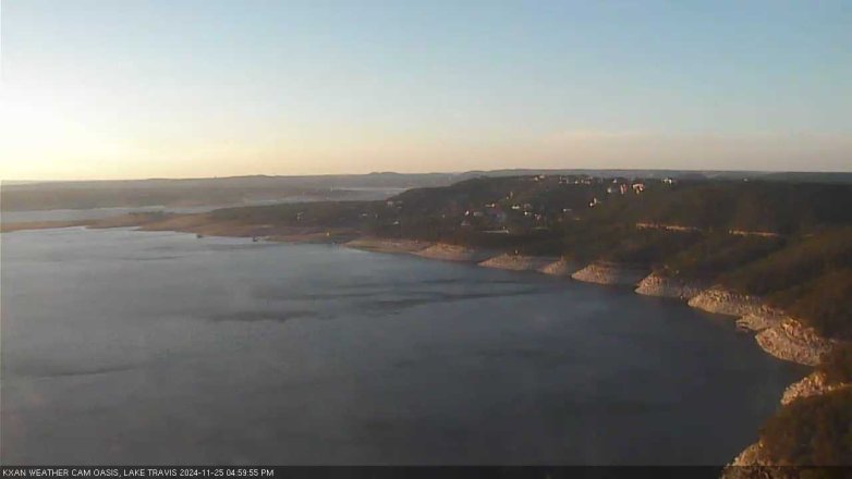 Lake Travis webcam, November 25, 2024 5:00 PM CT
