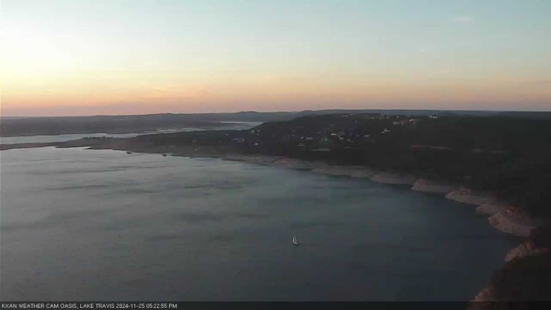 Lake Travis webcam, November 25, 2024 5:25 PM CT