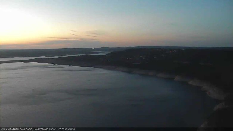 Lake Travis webcam, November 25, 2024 5:45 PM CT