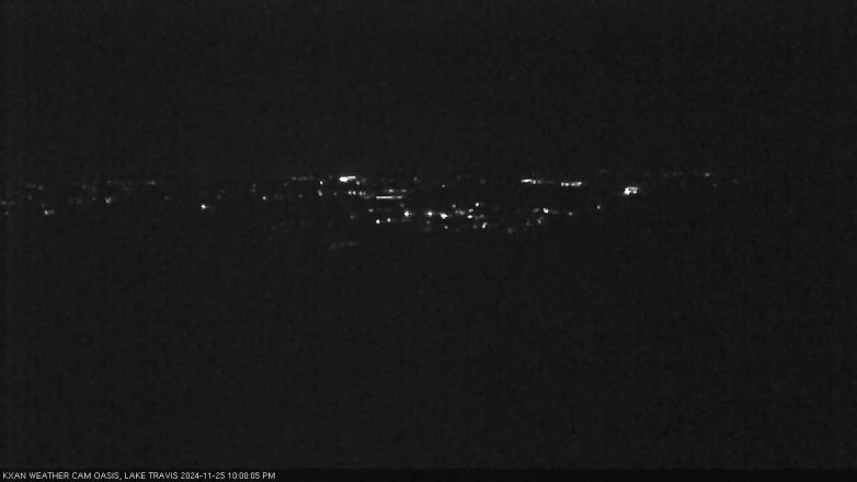 Lake Travis webcam, November 25, 2024 10:00 PM CT