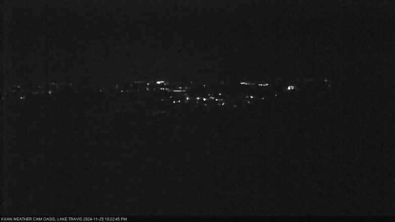 Lake Travis webcam, November 25, 2024 10:25 PM CT