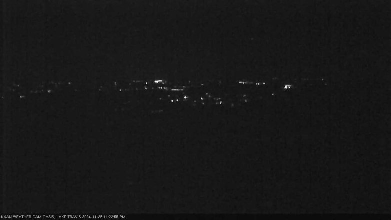 Lake Travis webcam, November 25, 2024 11:25 PM CT