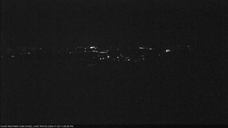 Lake Travis webcam, November 25, 2024 11:45 PM CT