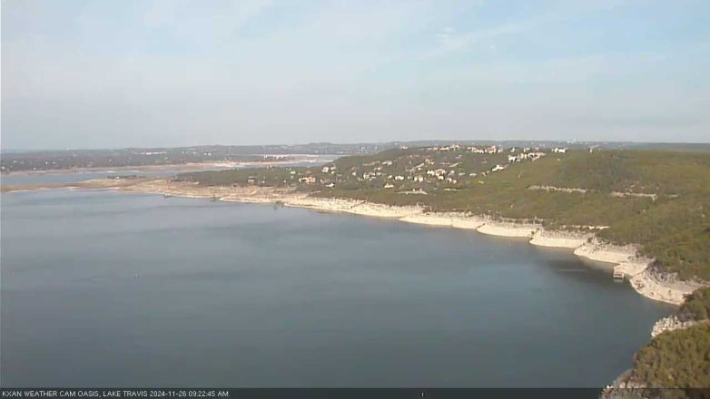 Lake Travis webcam, November 26, 2024 9:25 AM CT