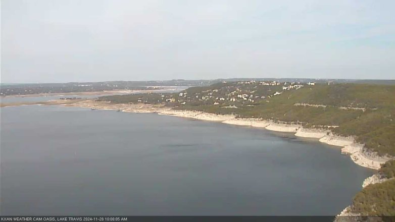 Lake Travis webcam, November 26, 2024 10:00 AM CT