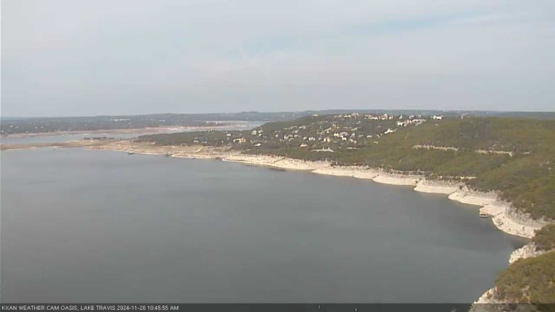 Lake Travis webcam, November 26, 2024 10:45 AM CT