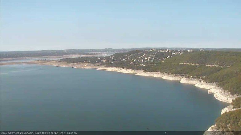 Lake Travis webcam, November 26, 2024 1:00 PM CT