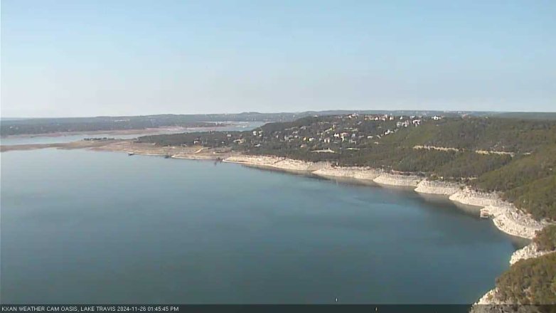 Lake Travis webcam, November 26, 2024 1:45 PM CT