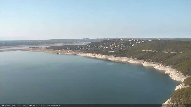 Lake Travis webcam, November 26, 2024 2:00 PM CT