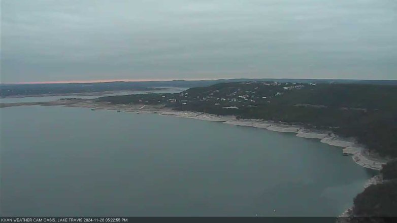 Lake Travis webcam, November 26, 2024 5:25 PM CT