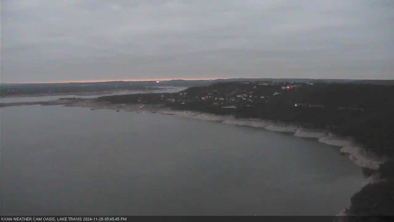 Lake Travis webcam, November 26, 2024 5:45 PM CT