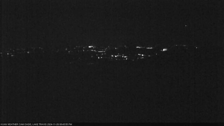 Lake Travis webcam, November 26, 2024 8:45 PM CT