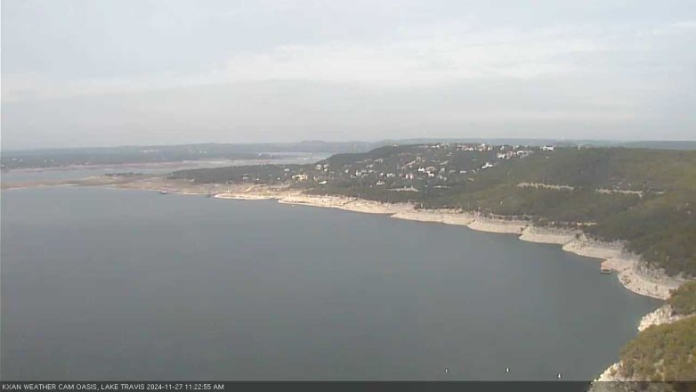 Lake Travis webcam, November 27, 2024 11:25 AM CT