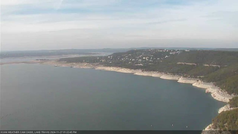 Lake Travis webcam, November 27, 2024 1:25 PM CT