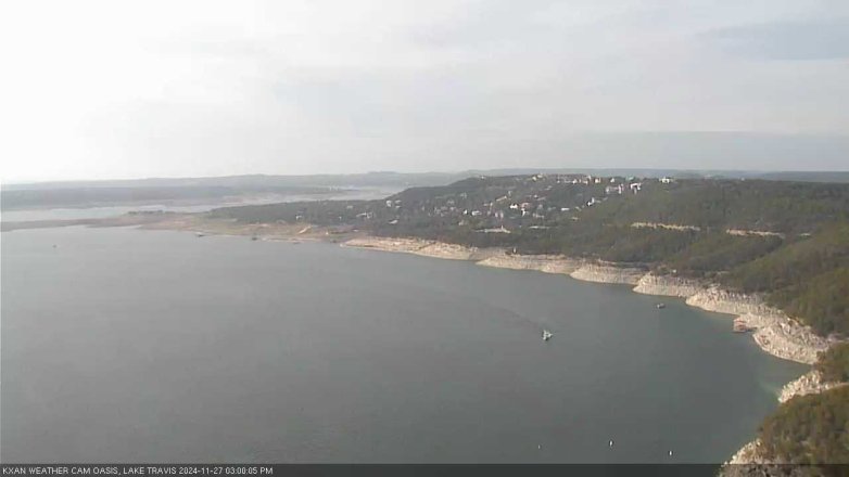 Lake Travis webcam, November 27, 2024 3:00 PM CT