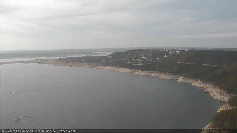 Lake Travis webcam, November 27, 2024 4:00 PM CT