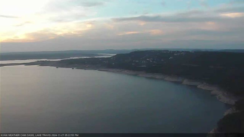 Lake Travis webcam, November 27, 2024 5:25 PM CT