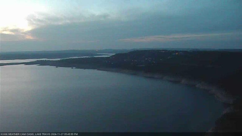Lake Travis webcam, November 27, 2024 5:45 PM CT