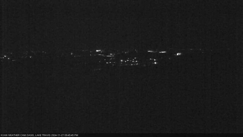 Lake Travis webcam, November 27, 2024 9:45 PM CT